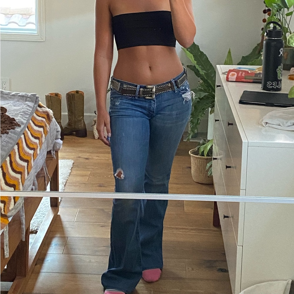 MOTHER low rise flare jeans / y2k